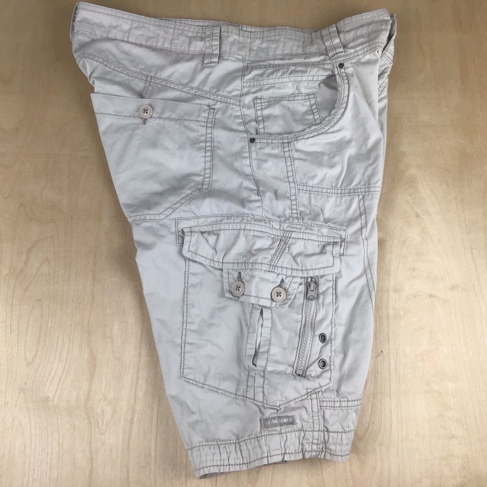 Projek Raw Mens Outdoor Cargo Shorts Sz 33 Hiking Casual - Picture 3 of 8